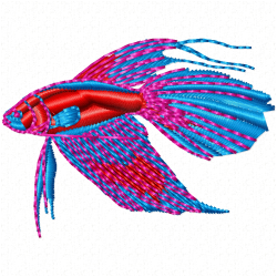 Fishes Embroidery Design 7 Fishes Embroidery Design 7